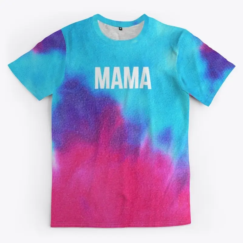 Blue Pink Ombré Tie-Dye